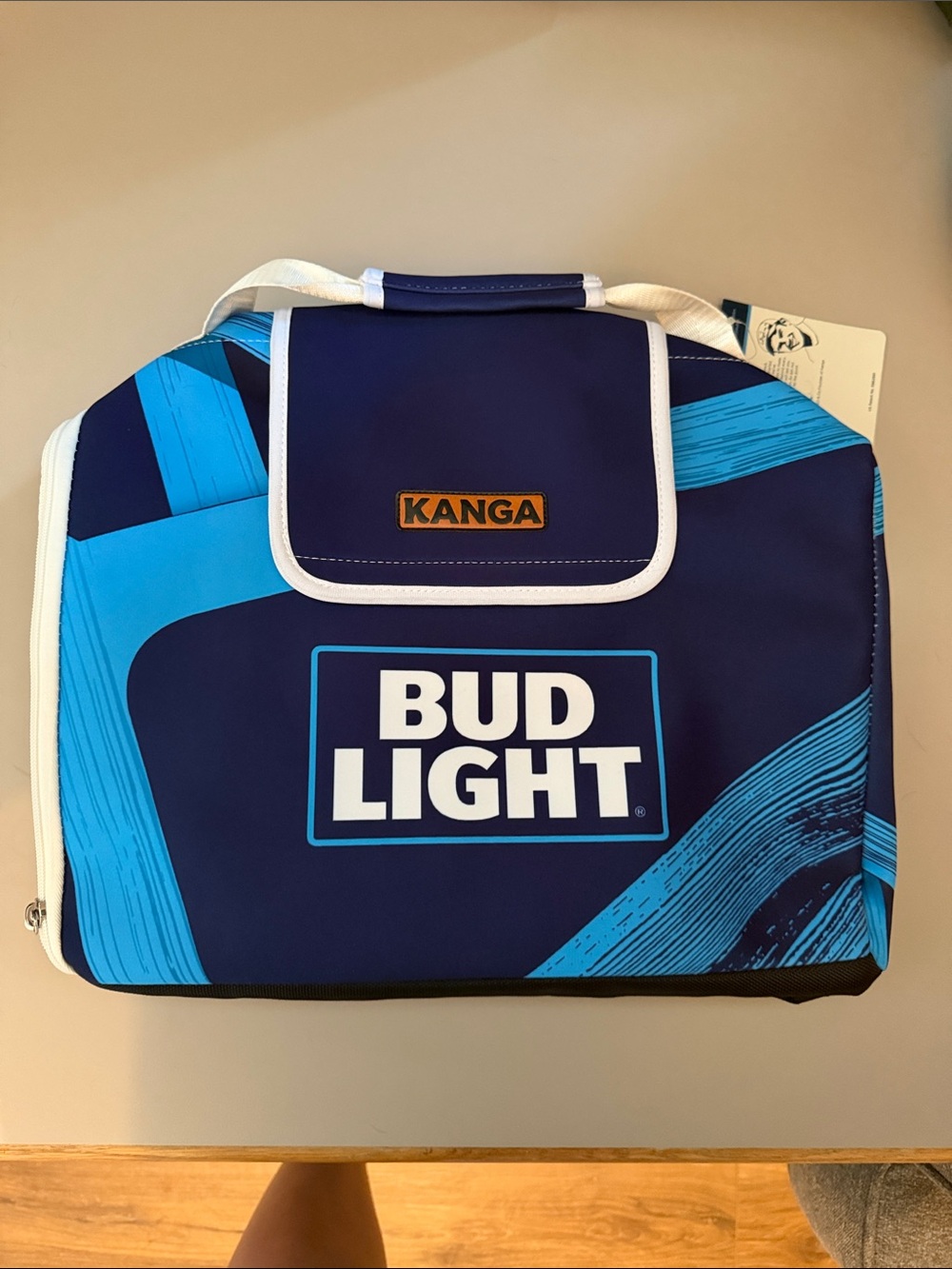 Bud Light Navy Blue Insulated Cooler Bag